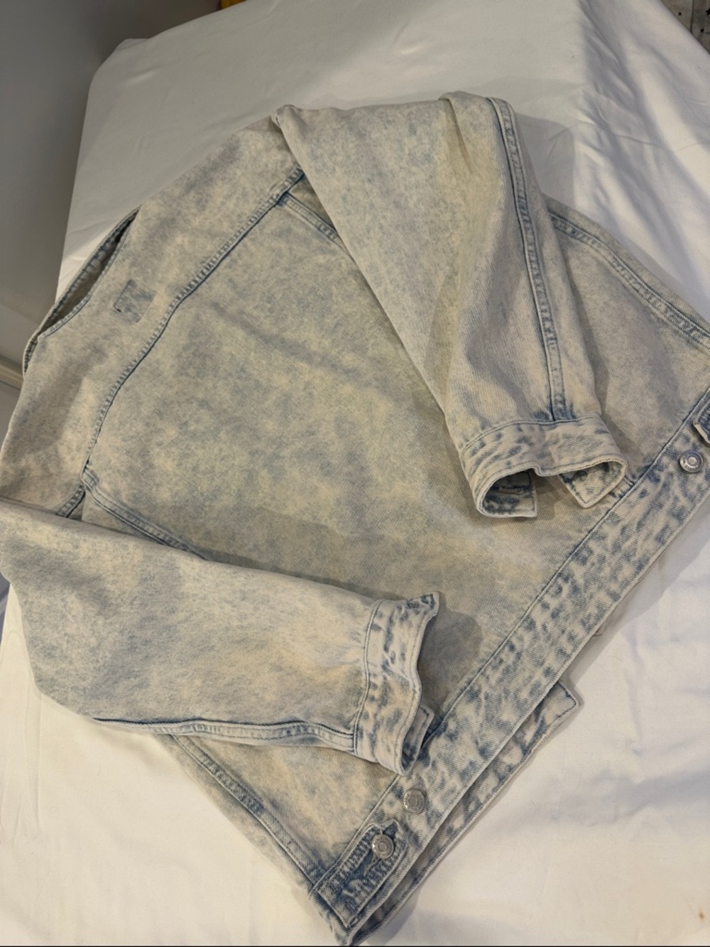 wild fable Light Wash Blue Denim Jacket - Picture 5 of 7